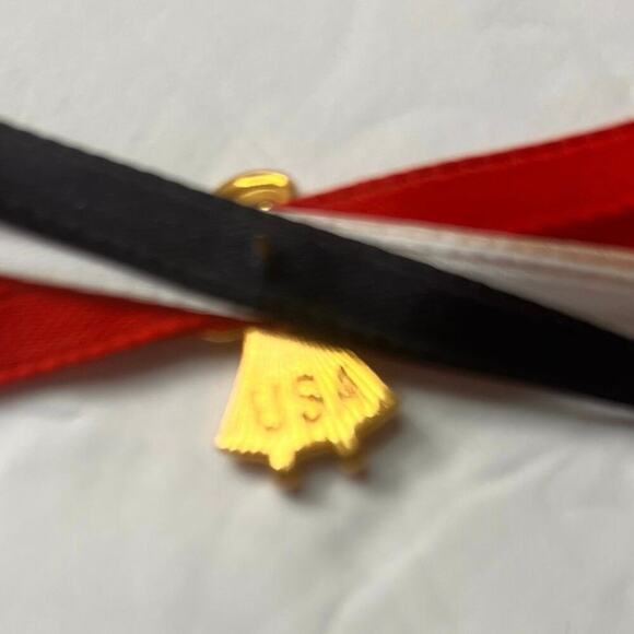 Vintage USA‎ Pins with Ribbon Flag Angel - Picture 5 of 5